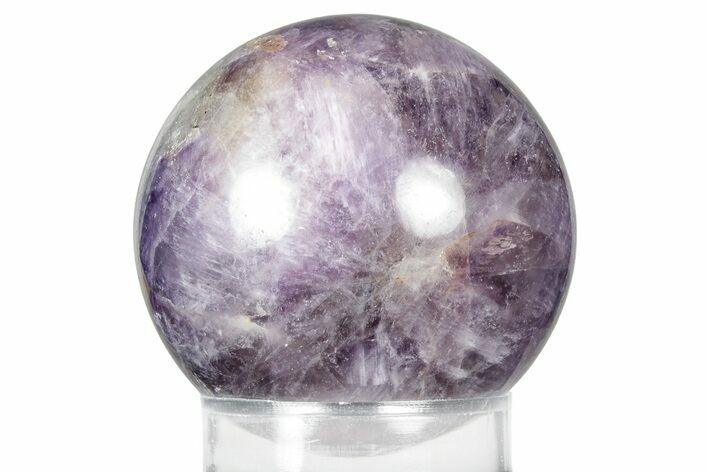 Polished Chevron Amethyst Sphere - India #359831